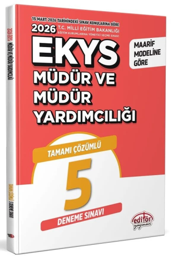MEB Eğitim Kurumları Sınavları, - Editör Yayınevi - Editör Yayınları 2