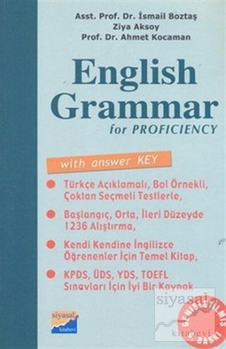 English Grammar For Proficiency Ziya Aksoy