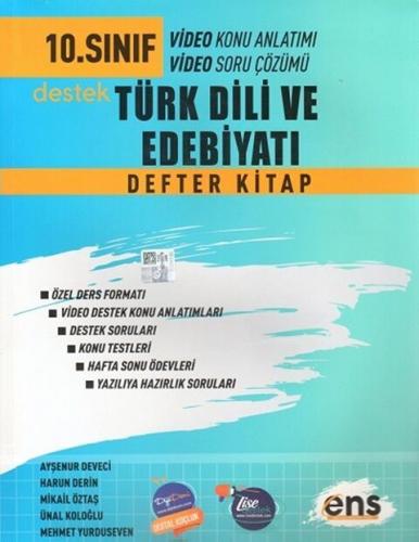ENS Yayıncılık 10. Sınıf Türk Dili ve Edebiyatı Destek Defterim Harun 