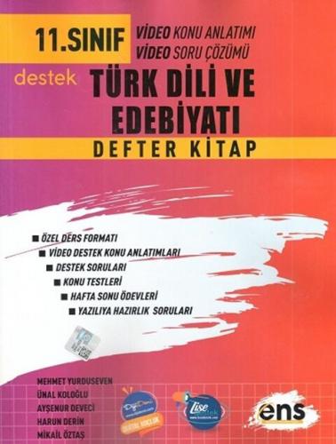 ENS Yayıncılık 11. Sınıf Türk Dili ve Edebiyatı Defter Kitap Komisyon