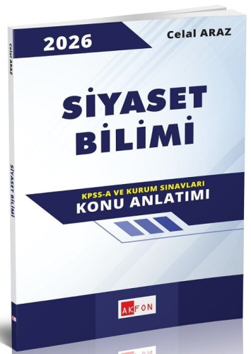 Diğer Dersler Konu Anlatımı - Siyaset Bilimi Konu Anlatım Kitabı - Cel