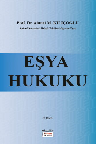 Hukuk Kitapları, - Turhan Kitabevi - Eşya Hukuku