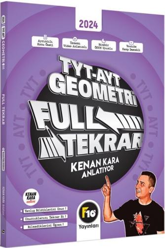 Kenan Kara TYT-AYT Geometri Full Tekrar Video Ders Kitabı Kenan Kara