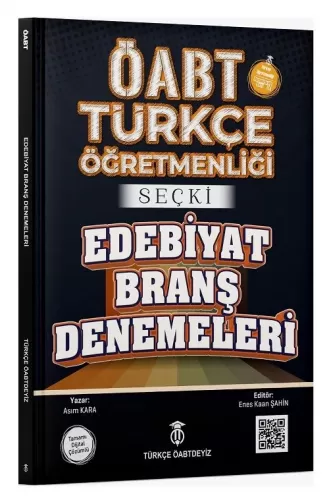 Türkçe ÖABTDEYİZ ÖABT Türkçe Edebiyat Seçki Branş Denemeleri Çözümlü A