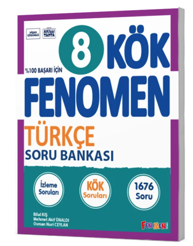 Fenomen Okul 8. Sınıf KÖK Türkçe Soru Bankası