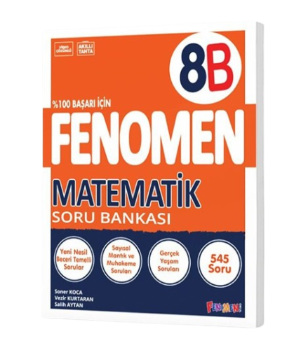 Fenomen Okul 8. Sınıf Fenomen Matematik B Soru Bankası