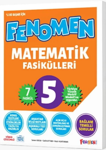 Fenomen Okul Yayınları 5. Sınıf Fenomen Matematik Fasikülleri