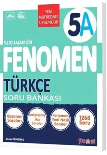 Fenomen Okul Yayınları 5. Sınıf Türkçe Fenomen A Soru Bankası Komisyon