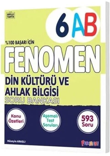 Fenomen Okul Yayınları 6. Sınıf Din Kültürü ve Ahlak Bilgisi Fenomen A