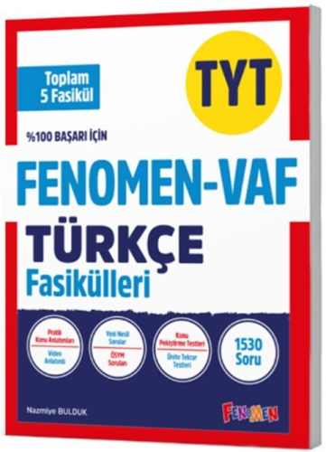 Fenomen Okul Yayınları TYT VAF Türkçe Fasikülleri Seti