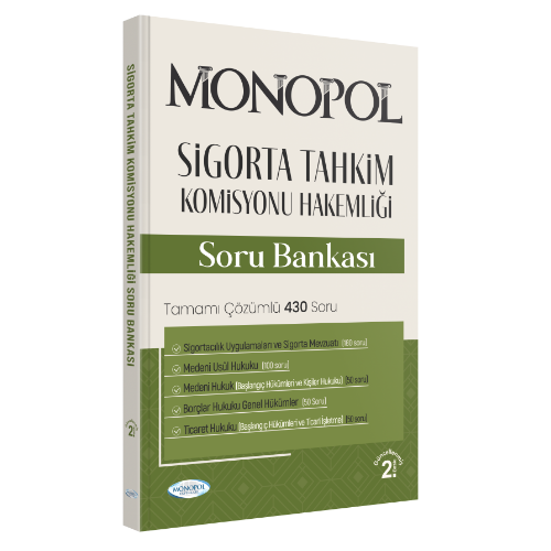 Sınavlara Hazırlık, - Monopol Yayınları - Sigorta Tahkim Komisyonu Hak