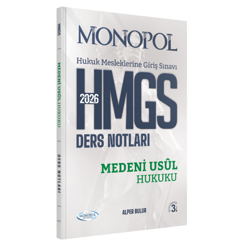 HMGS, Hakimlik Sınavları,HMGS Konu Anlatımı, - Monopol Yayınları - Mon