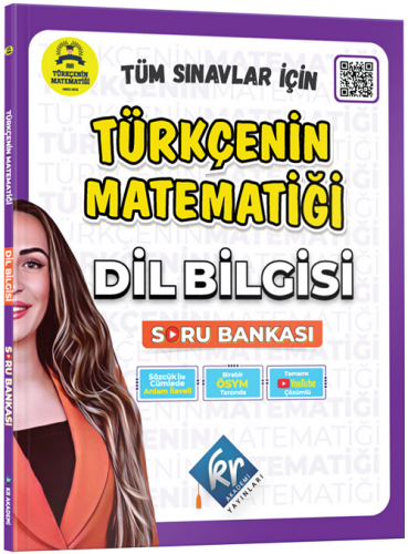 KR Akademi TYT AYT KPSS Dil Bilgisi Türkçenin Matematiği Soru Kitabı G