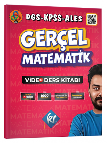 KR Akademi DGS KPSS ALES Gerçel Matematik Video Ders Kitabı Muhammet E