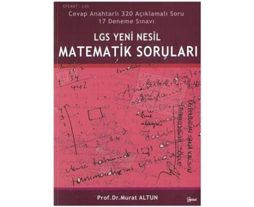 LGS Yeni Nesil Matematik Soruları Murat Altun
