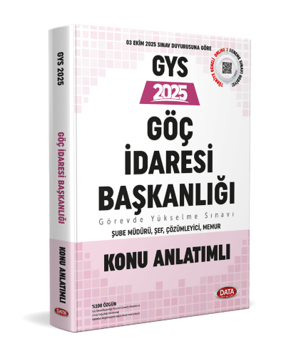Data Yayınları 2025 Göç İdaresi Başkanlığı GYS Konu Anlatımlı