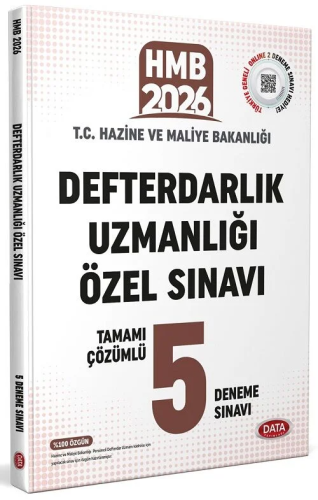 Data Yayınları 2026 Defterdarlık Uzmanlığı Özel Sınavı Tamamı Çözümlü 