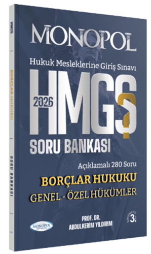 HMGS, Hakimlik Sınavları,HMGS Soru Bankası, - Monopol Yayınları - Mono