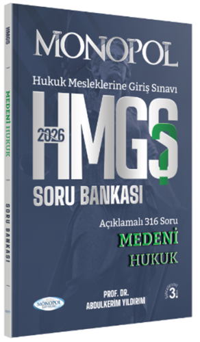 HMGS, Hakimlik Sınavları,HMGS Soru Bankası, - Monopol Yayınları - Mono