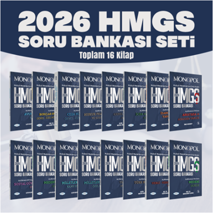 HMGS, Hakimlik Sınavları,HMGS Soru Bankası, - Monopol Yayınları - Mono