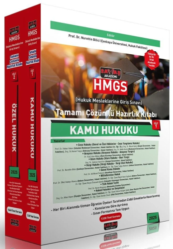 Savaş Akademi 2025 HMGS Tamamı Çözümlü Hazırlık Kitabı