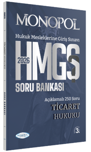 HMGS, Hakimlik Sınavları,HMGS Soru Bankası, - Monopol Yayınları - Mono