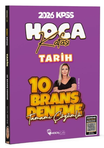 Hoca Kafası Yayınları 2026 KPSS Tarih 10 Deneme Çözümlü