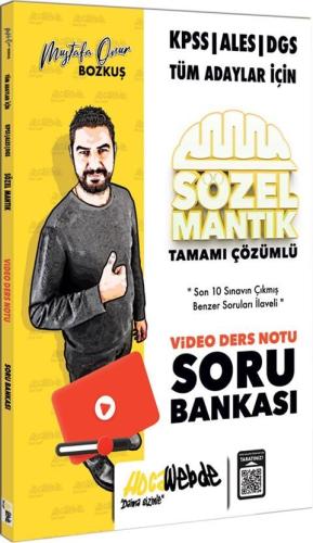 HocaWebde Yayınları KPSS DGS ALES Sözel Mantık Video Ders Notu ve Soru Bankası Çözümlü