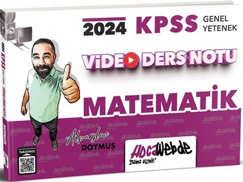 HocaWebde Yayınları 2024 KPSS Matematik Video Ders Notu Alparslan Doym
