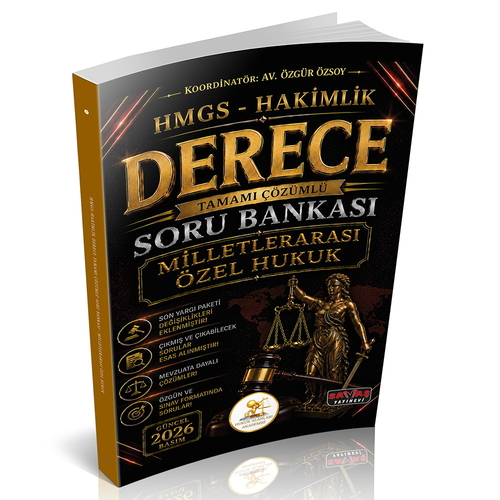 - Savaş Yayınları 2026 HUKAL HMGS-Hakimlik Derece Milletlerarası Özel 