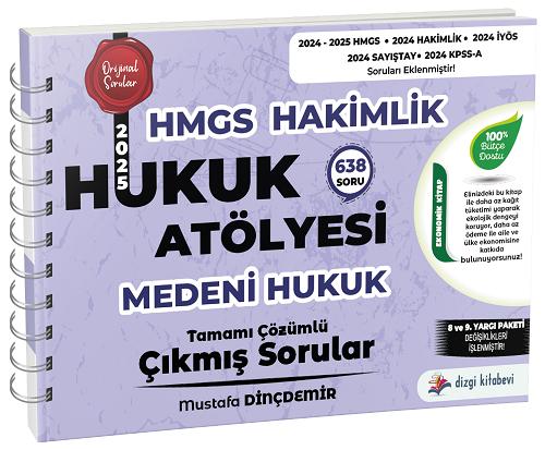 HMGS, Hakimlik Sınavları,HMGS Çıkmış Sorular, - Dizgi Kitap - Dizgi Ki