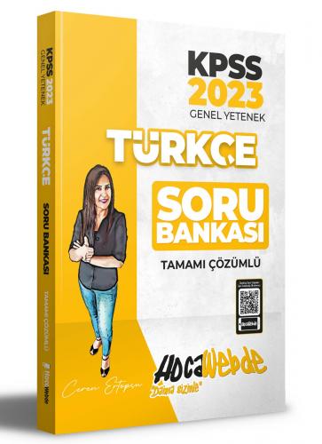 HocaWebde Yayınları 2023 KPSS Türkçe Tamamı Çözümlü Soru Bankası Ceren