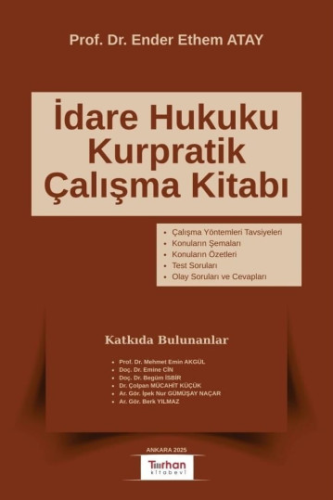 Hukuk Kitapları,İdare Hukuku, - Turhan Kitabevi - İdare Hukuku Kurprat