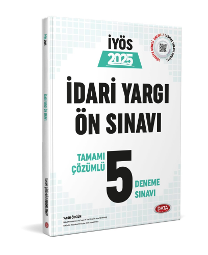 Data Yayınları 2025 İdari Yargı Ön Sınavı 5 Deneme Sınavı Tamamı Çözümlü