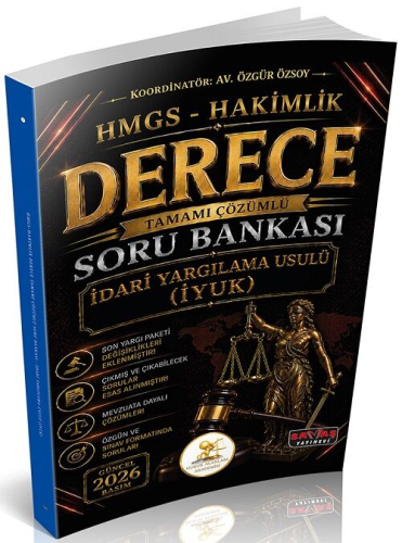 Savaş Yayınları 2026 HUKAL HMGS-Hakimlik Derece İdari Yargılama Hukuku Soru Bankası