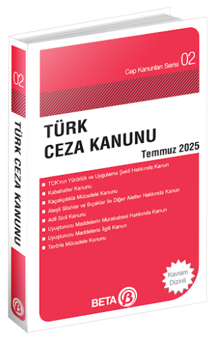 Hukuk Kitapları,Kanunlar, - Beta Yayıncılık - Türk Ceza Kanunu