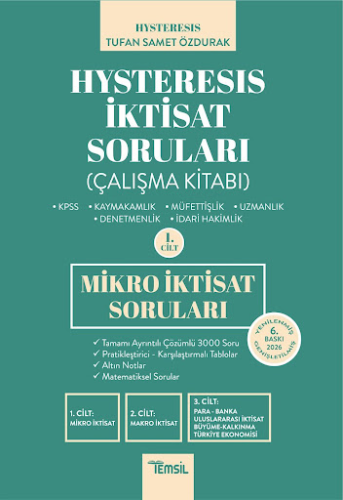 KPSS A Kitapları,Konu Anlatımlı, - Temsil Kitap - Hysteresis İktisat S