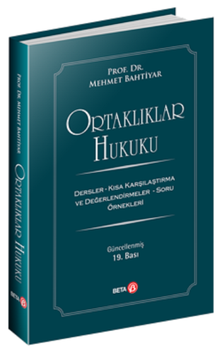 Hukuk Kitapları, - Beta Yayıncılık - Ortaklıklar Hukuku