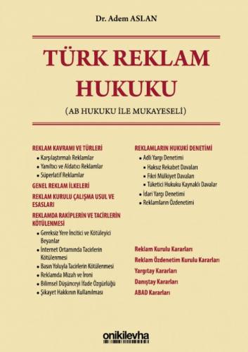 Türk Reklam Hukuku Adem Aslan