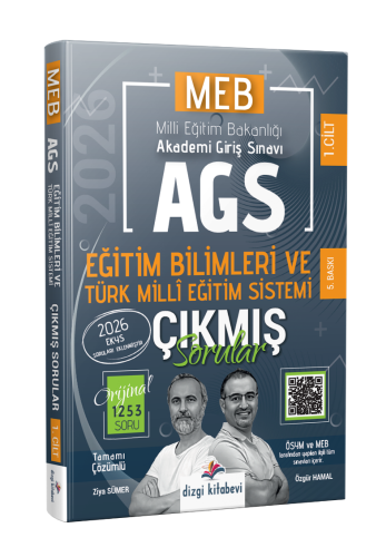 MEB-AGS Çıkmış Sorular - Dizgi Kitap Yayınları 2026 MEB AGS Tamamı Vid