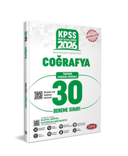 Deneme Sınavları - Data Yayınları 2026 KPSS Ultra Serisi Coğrafya 30 D