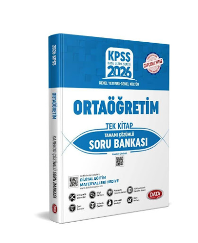 KPSS Lise Önlisans,Soru Bankası, - Data Yayınları - Data Yayınları 202