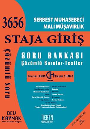 SMMM Kitapları, - Deha Yayınları - SMMM Staja Giriş Soru Bankası Çözüm