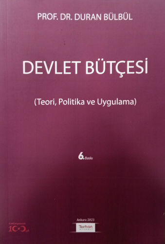 Üniversite Ders Kitapları - Devlet Bütçesi - Duran Bülbül - 125