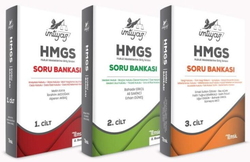 İMTİYAZ HMGS Soru Bankası 3 Cilt Set