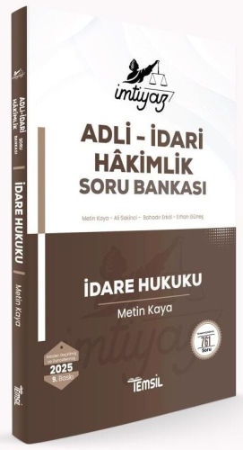 İMTİYAZ İdare Hukuku Soru Bankası