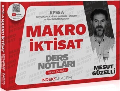 İndeks Akademi 2024 KPSS A Grubu Makro İktisat Video Ders Notları Mesu