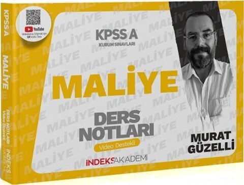 İndeks Akademi 2024 KPSS A Grubu Maliye Video Ders Notları Murat Güzel