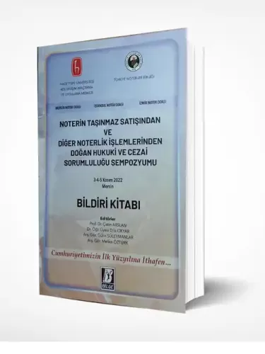 Noterin Taşınmaz Satışından ve Diğer Noterlik İşlemlerinden Doğan Huku