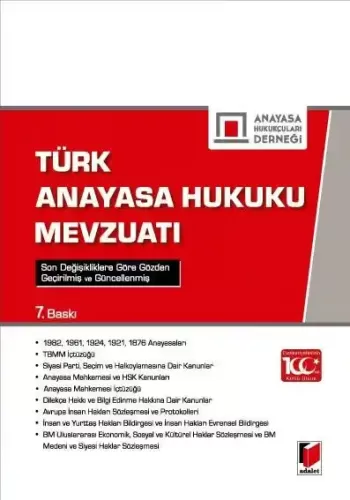 Türk Anayasa Hukuk Mevzuatı